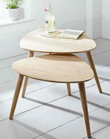 2pcs Coffee Table Segitiga