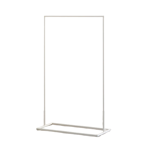 シンプル アイアン ハンガーラック［2色・2サイズ］