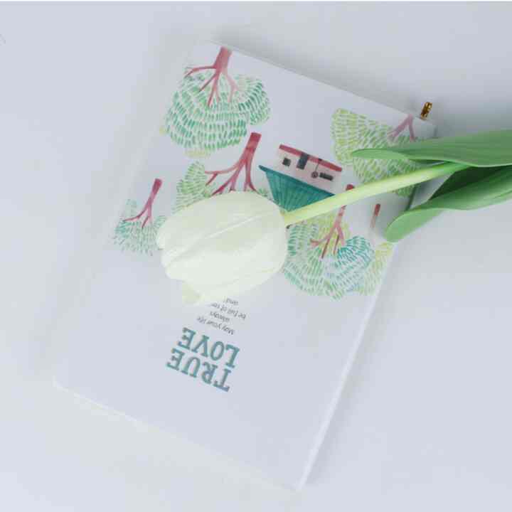 Bunga Tulip Latex- Putih