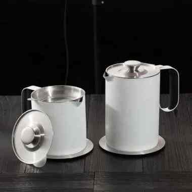 Oil Pot Saringan Minyak - Putih