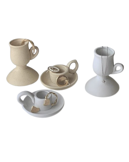 セラミック キャンドルホルダー