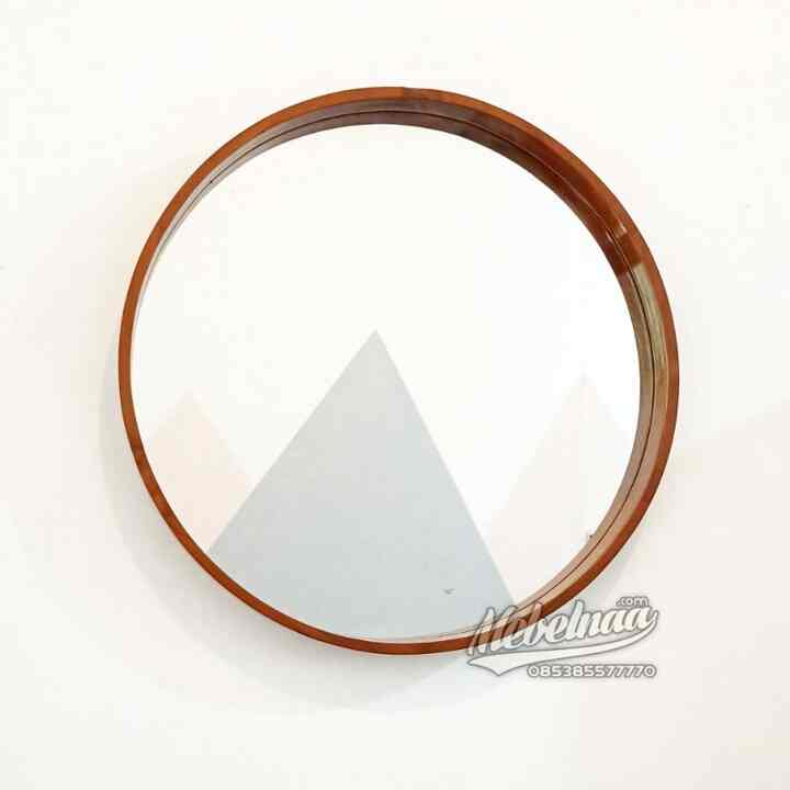 CERMIN BULAT KAYU JATI