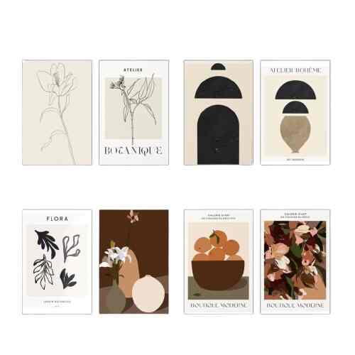 Hiasan Dinding Modern Abstract