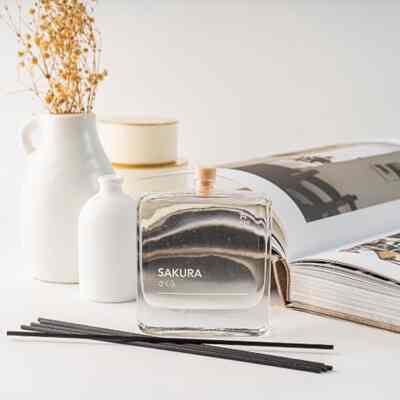 Bamboo Glass Diffuser Sakura