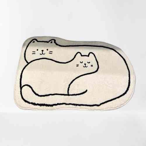 FELIS Cat Floor Mat Bathroom Anti Slip