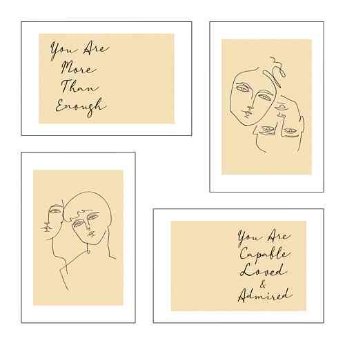 YLLEVAD, Kartu seni, you are, 10x15 cm