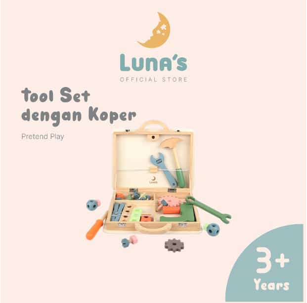 Luna's Pretend Play Tool Set Mainan Edukasi Anak