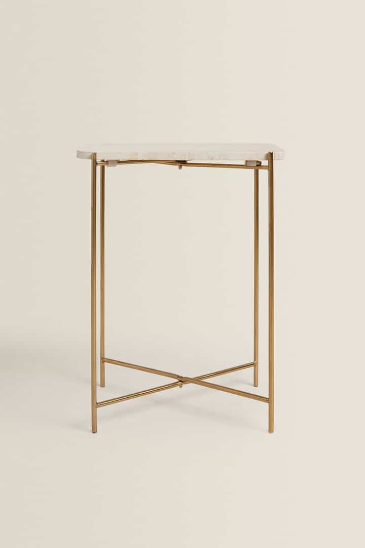 マーブル サイドテーブル【3colors】