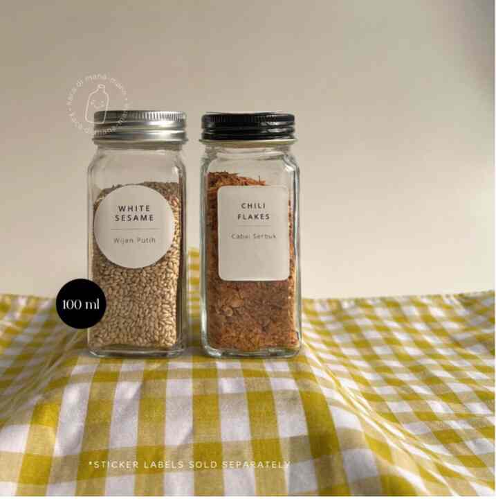 Toples Bumbu Kaca 100ml