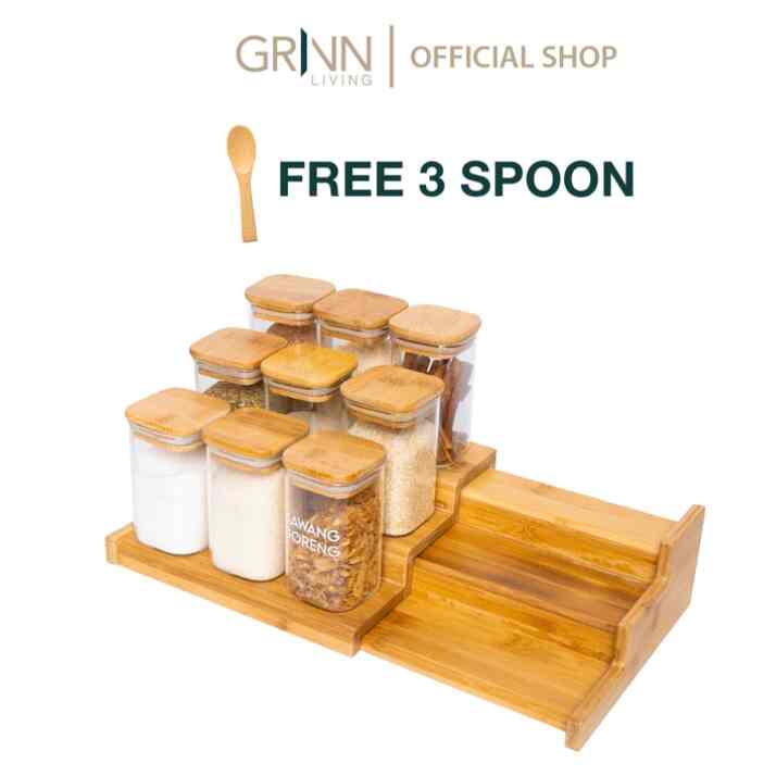 Terra kaca kotak & tier paket A