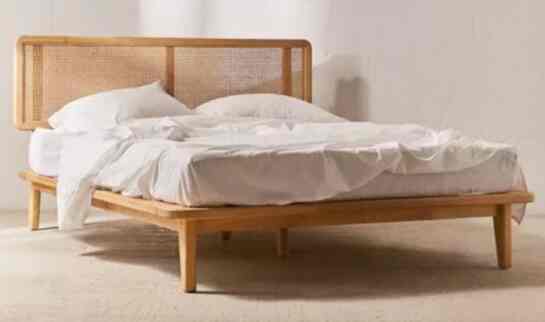 Dipan Kayu Jati + Rotan