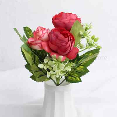 Set Vas+Bunga Plastik