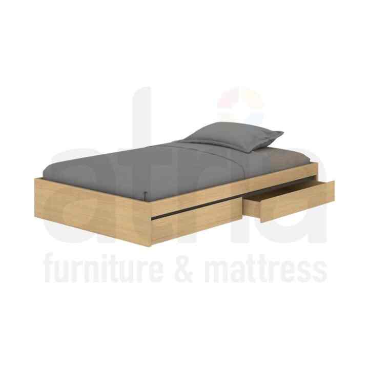 Atria Tempat Tidur Sinju Single Walnut