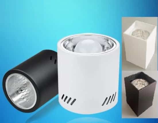 Downlight Outbow Bulat 4" 5" / 4 Inch ( fitting e27 ) 