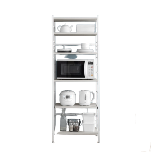 大型レンジ対応 レンジラック スライド棚［4色］