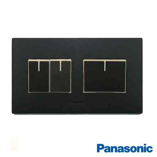 Saklar Matte Black Seri Hotel 2W