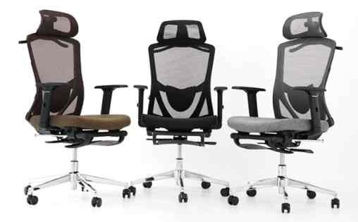 NEO C Ergonomic Office Chair-Kursi Kantor, Obscur Black