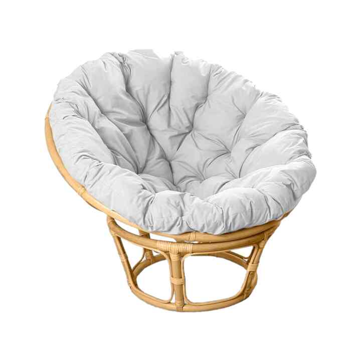 Erica Single: Kursi Rotan + Bantalan Jumbo