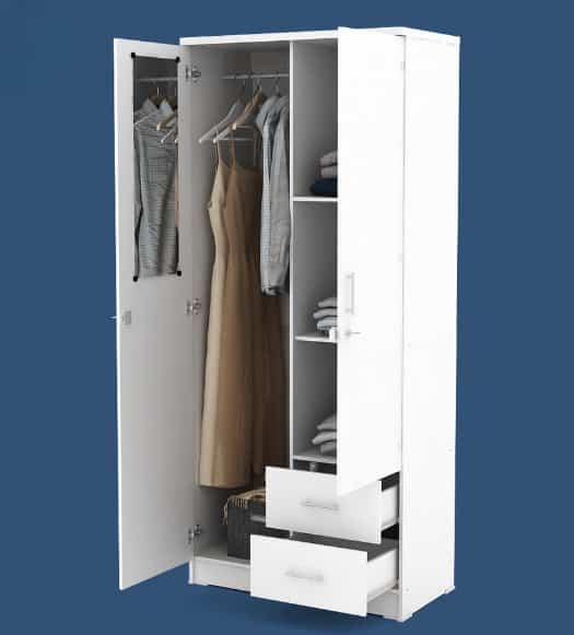 Alana 2PL Lemari Pakaian 2 Pintu