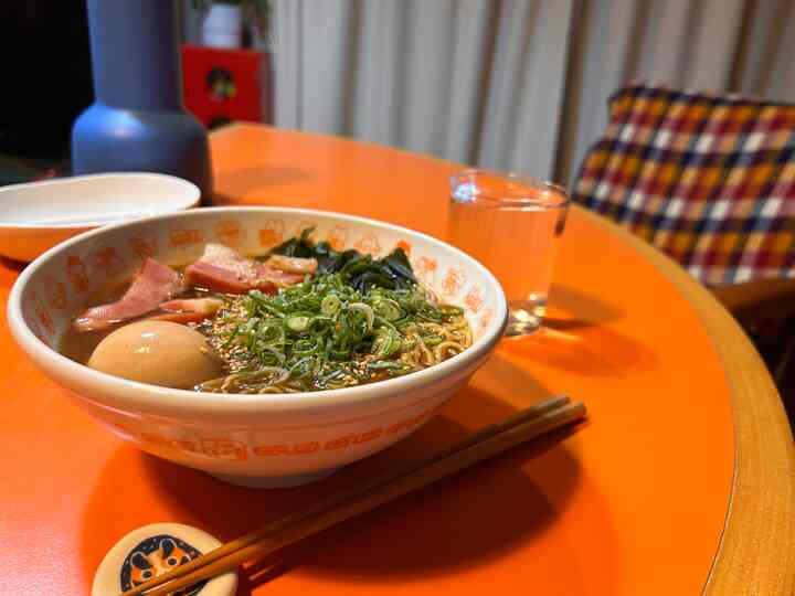 2023.10.20

家にあるありもので🍜
やっぱりきっこうちゃんのどんぶりは
可愛いねえ！

 #きっこうちゃん #器 