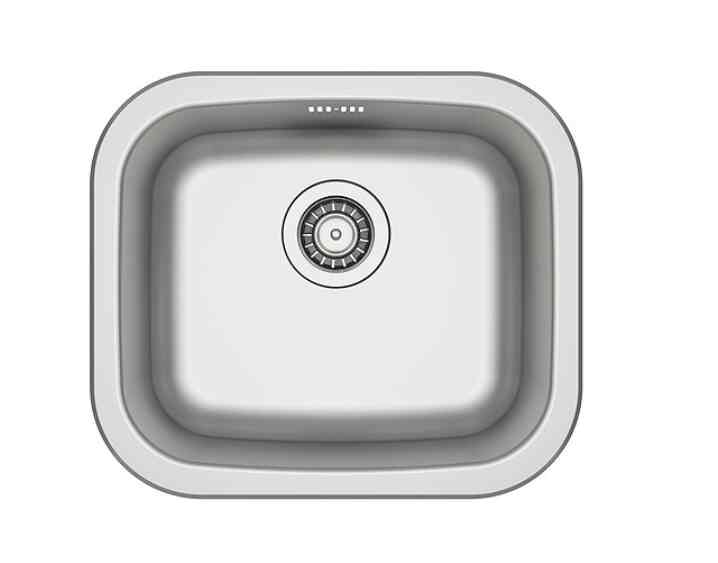 FYNDIG, Bak cuci inset dg bak tunggal, 46x40 cm