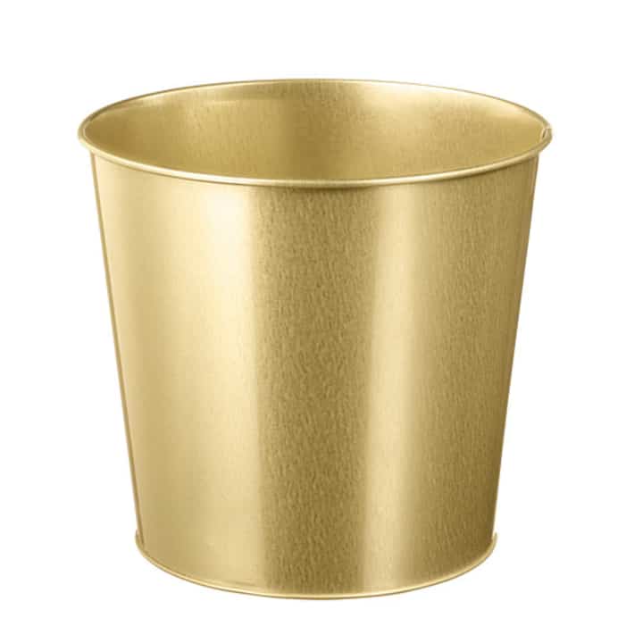 DAIDAI, Pot tanaman, warna kuningan, 19 cm