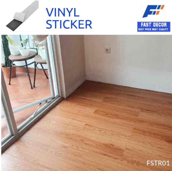Fast Decor lantai vinyl sticker 1.8mm