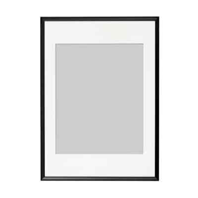 KNOPPÄNG Frame, black, 50x70 cm