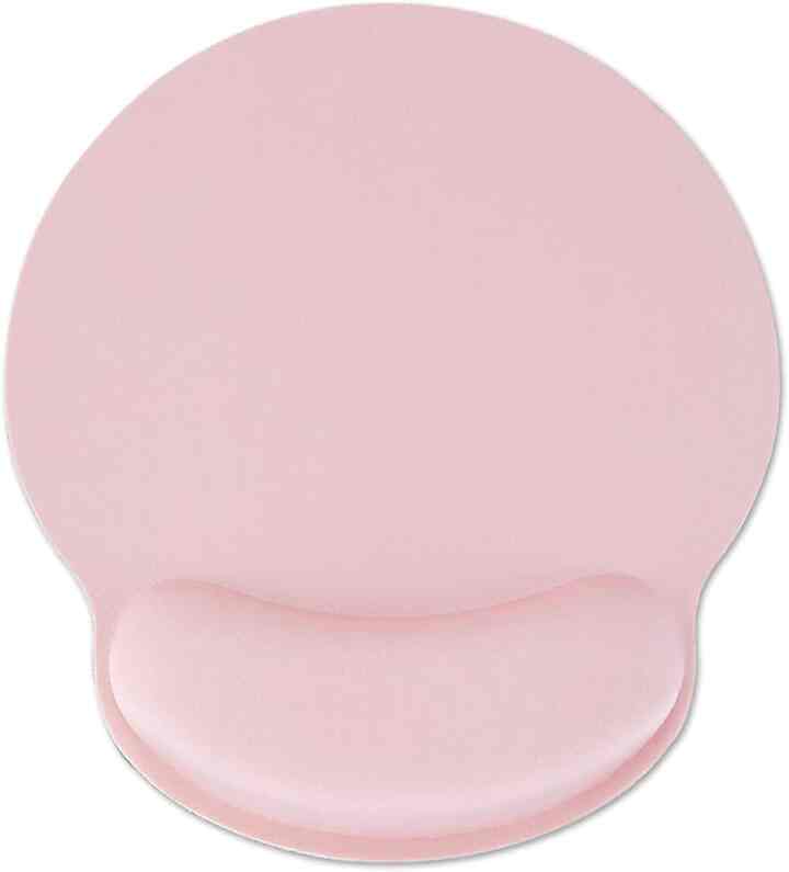 Ergonomic Office Light Pink Mouse Pad
