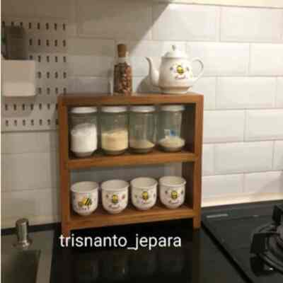 rak kayu susun