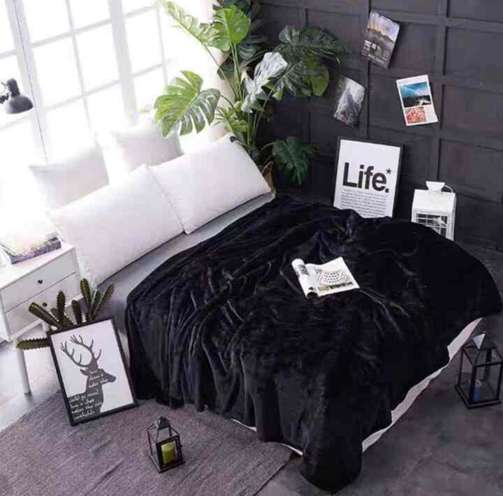 Selimut Throw Blanket Polos Uk 128x196 New Arrival