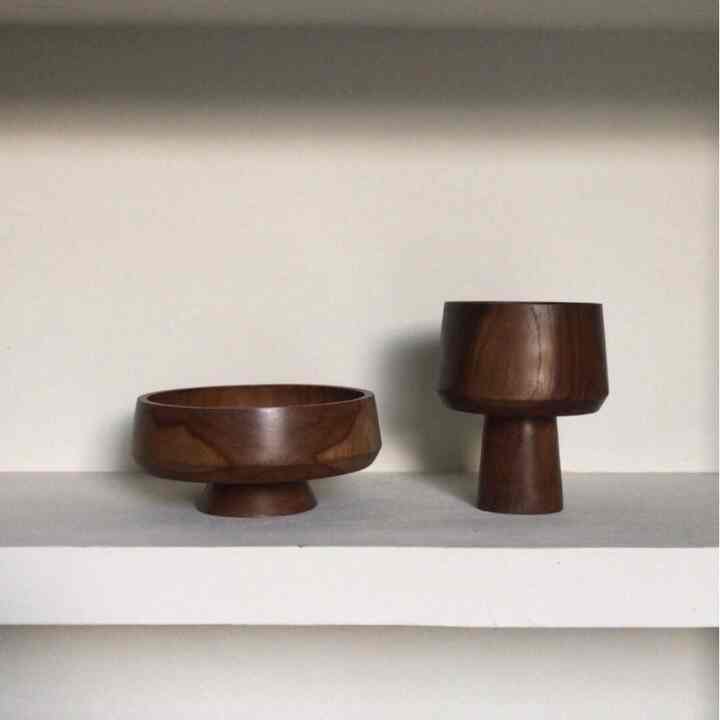 KARRI & MYRA - WOODEN VASE