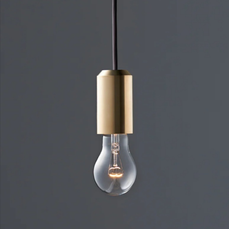 NEW LIGHT POTTERY Bullet/brass（バレット/ブラス）ペンダントライト