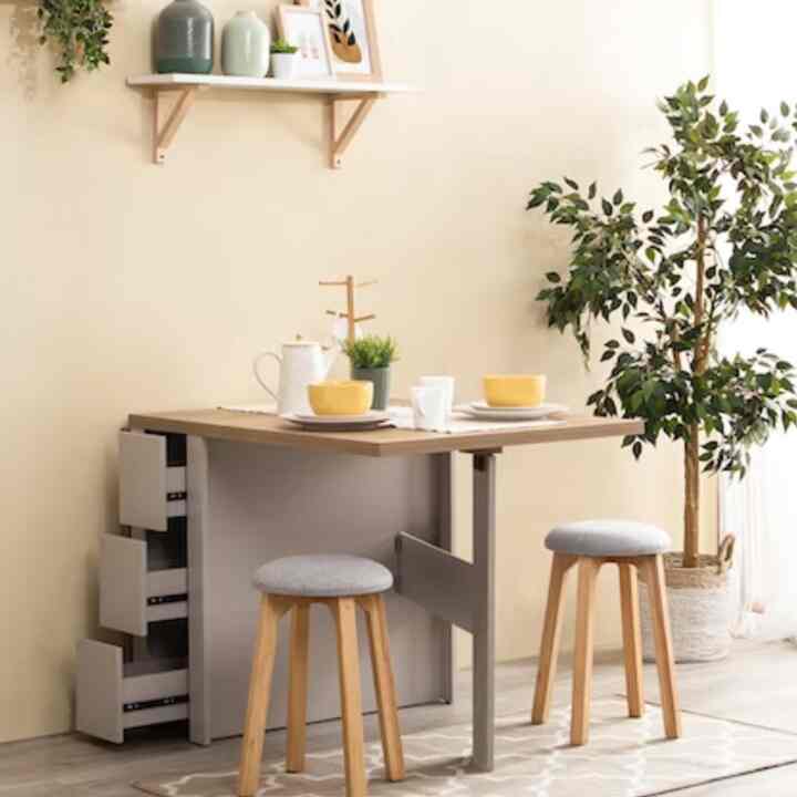 YVER Meja Makan Multifungsi