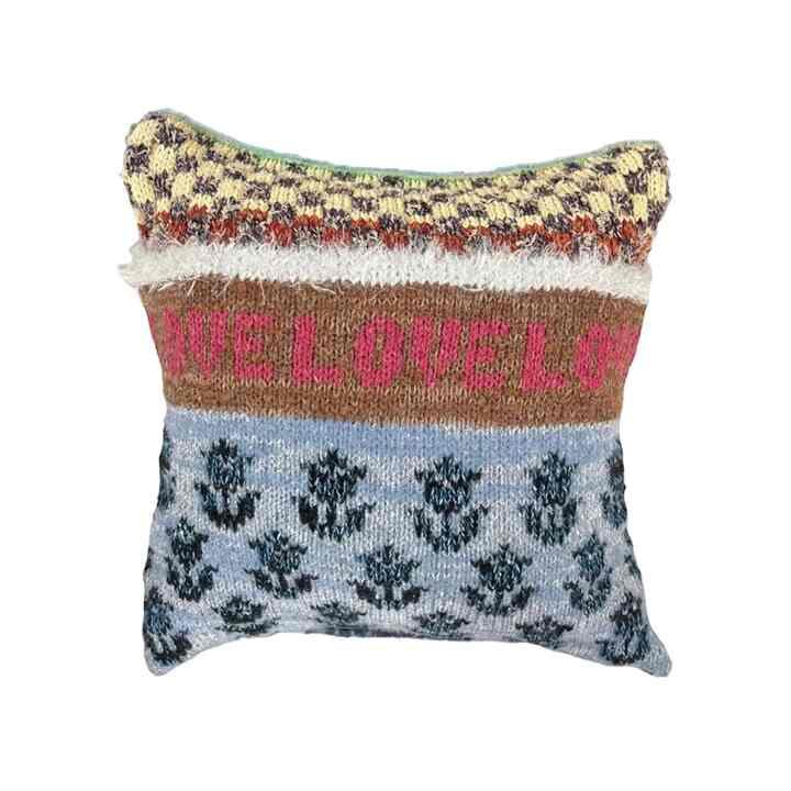 Knitting pouf クッション 45×45