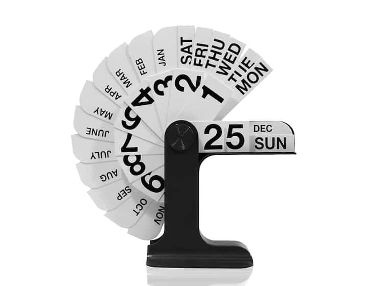 TIMOR デスクトップ用万年カレンダー［2色］