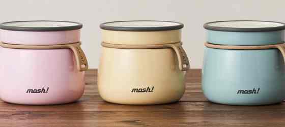 Mosh Bottle Food Pot 350ML - IVORY