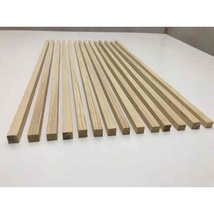 Lis kayu Jati Belanda 1 x 1cm, panjang 200cm