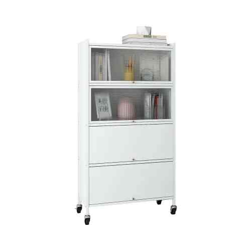 Stora Kabinet Steel 4 Pintu, Putih