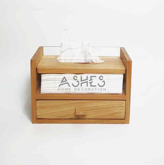 Rak dengan Kotak Tissue