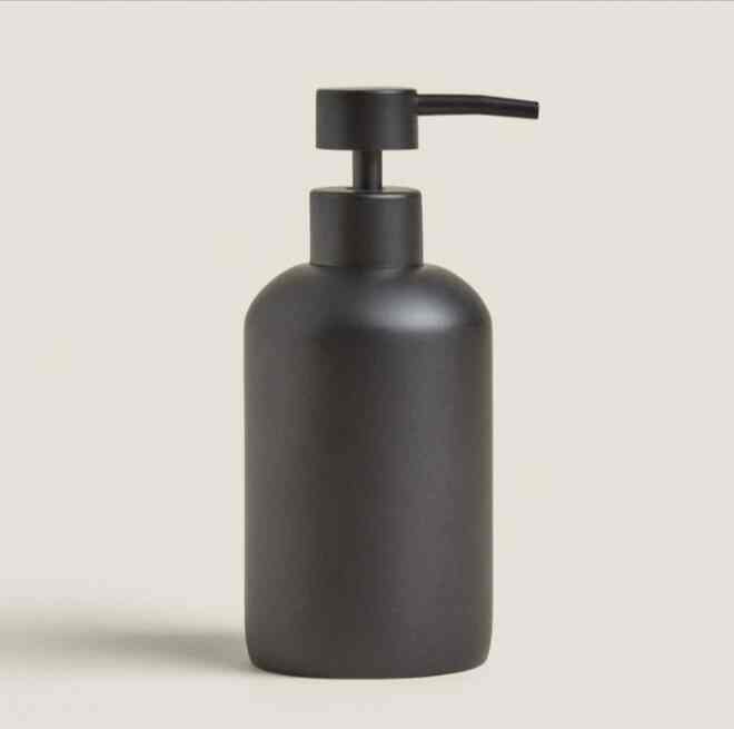 ブラックレジン ソープディスペンサー