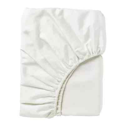 NATTJASMIN Seprai berkaret, putih, 180x200 cm