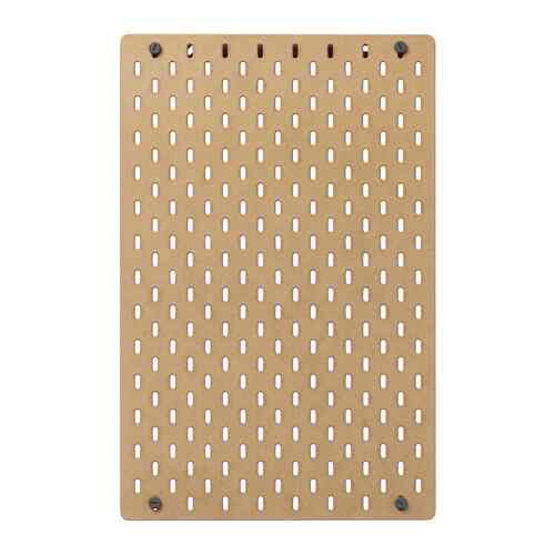 SKÅDIS Papan berlubang, kayu, 36x56 cm