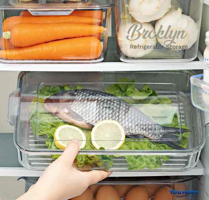 BROKLYN Box Acrylic / Kontainer Makanan Kulkas