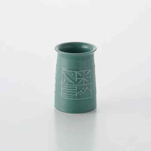 ビスケット ペンスタンド グリーンマット