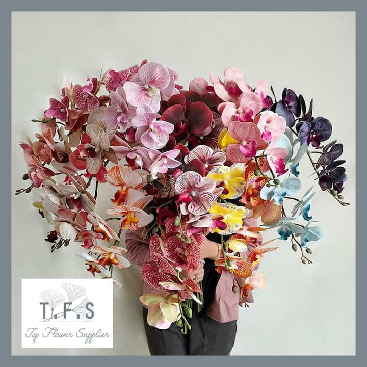 Artificial Flower Real Touch Autumn