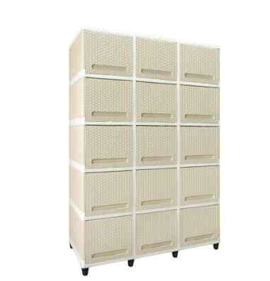 LEMARI PLASTIK CLUB FLIP SUSUN