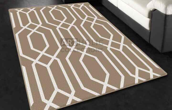 Karpet Hexa Beige - 160x200 cm (customize pattern)