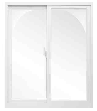 Tidy W1 Jendela Aluminium White Double Sliding 1 X 1.2M