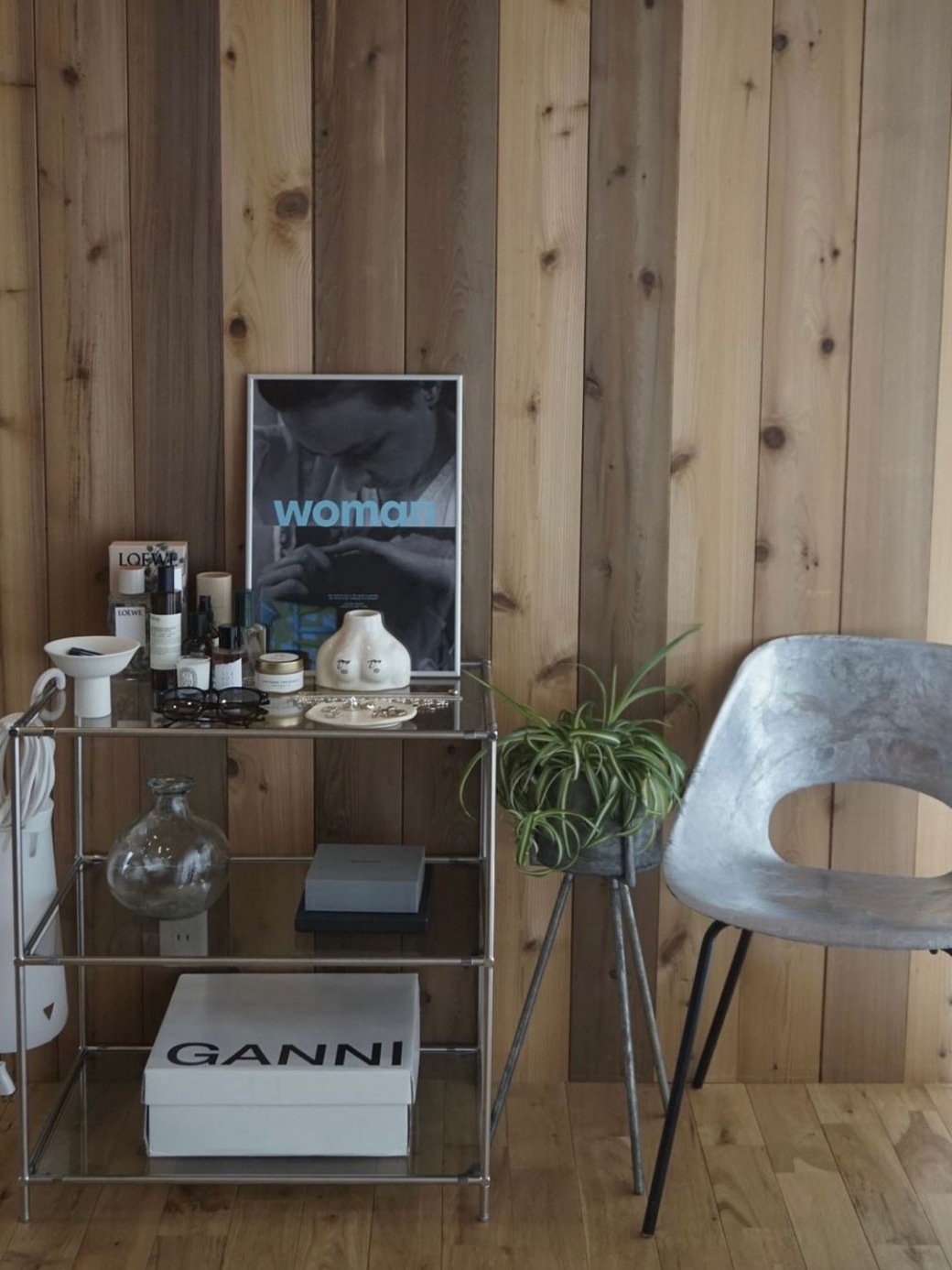 furnihunter Tool rack 001 GL half ガラスラック［8色］ | 棚